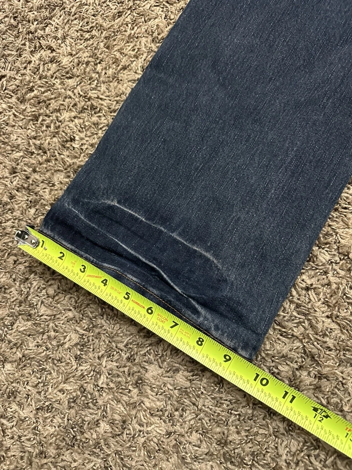 Винтажные джинсы Denim Academy синие джинсовые мужские размер 38x34 - Изображение 4 из 4