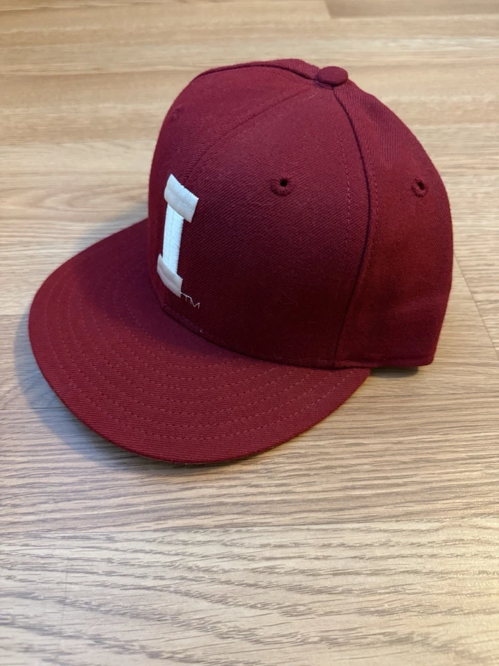 Винтажная шерстяная шляпа Indiana University New Era профессиональная модель 59/50 7 1/8 в США - Изображение 3 из 4