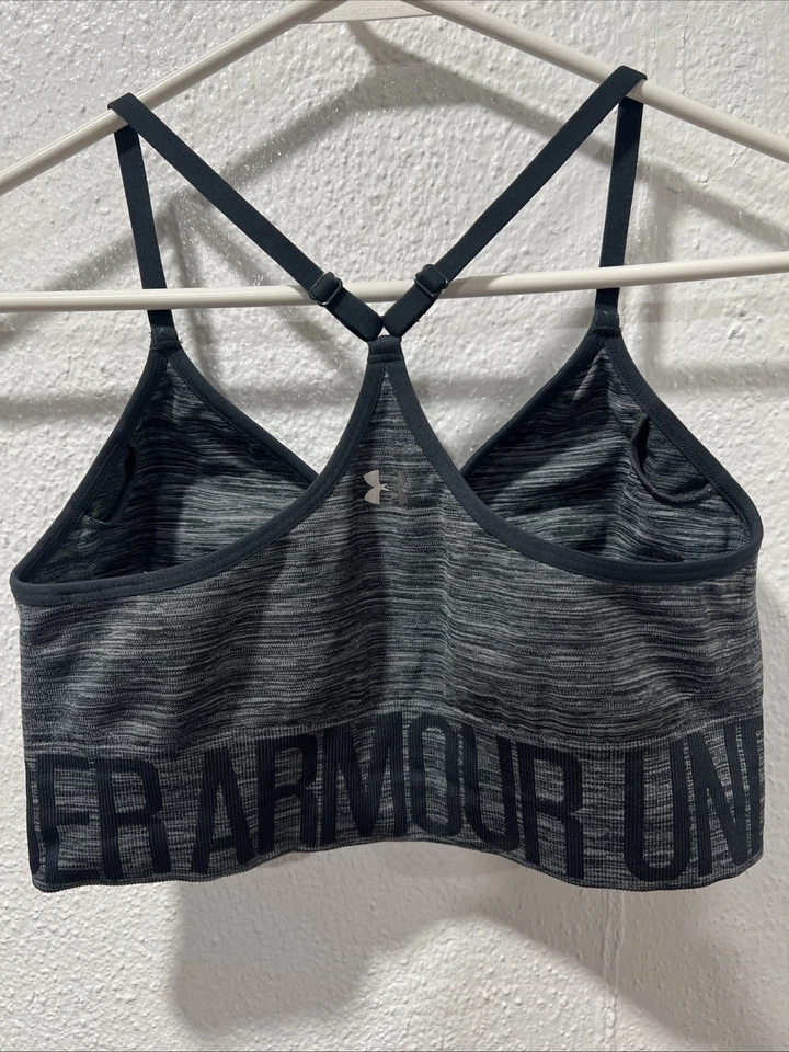 Under Armour Women's Seamless Streaky Heather Imperial Gray M - Image 2 of 4