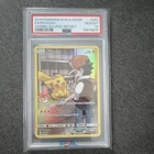 Pokémon Pikachu Secret Rare Full Art Cosmic Eclipse Holo PSA 10 #241/236