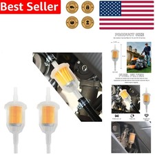 2pcs Gas Inline Fuel Filters High Quality Universal 14 2pcs Gas Inline Fuel Filters High Quality Universal 14