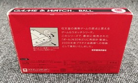 Nintendo Rgw-001 Game & Watch Ball  Reprint Edition FiQ35