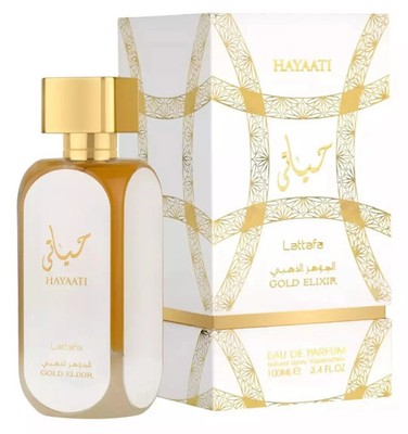 Hayaati Gold Elixir By Lattafa Eau De Parfum Perfume for Unisex 3.4 fl oz 100 ml