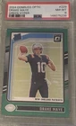 2024 Panini Donruss Optic - #229 Drake Maye RC - Green Hyper Prizm - PSA 8 NM-MT