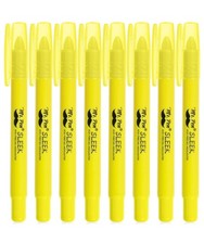 Mr. Pen- No Bleed Gel Bible Highlighters, Yellow, Pack of 8 8 Pack, Yellow