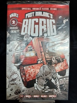 2025 Vault Comics Post Malone's Big Rig No 2 Cover Q Gooden Alt Variant