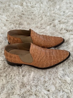 Italian Handmade Woven Leather Slip On Dress Shoes Mens EU 45 US 11 | eBay Italian Handmade Woven Leather Slip On Dress Shoes Mens EU 45 US 11 | eBay