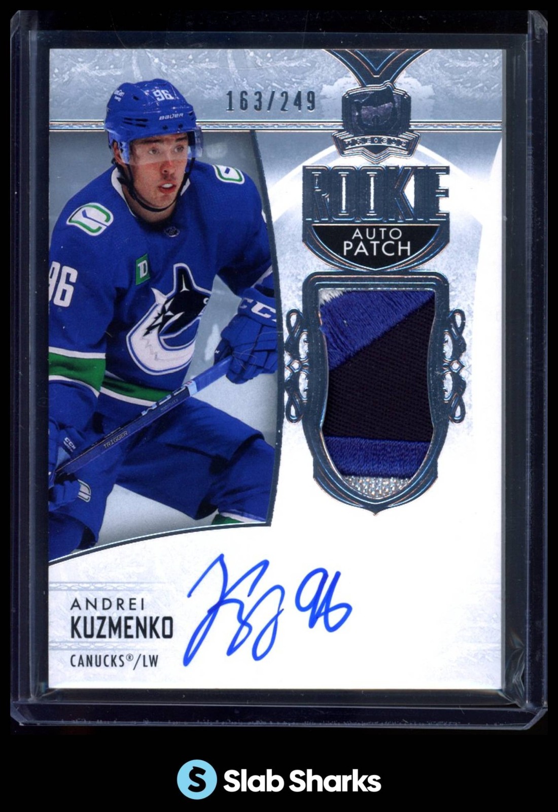 2022 UPPER DECK THE CUP #128 ANDREI KUZMENKO ROOKIE PATCH AUTO RC ROOKIE /249