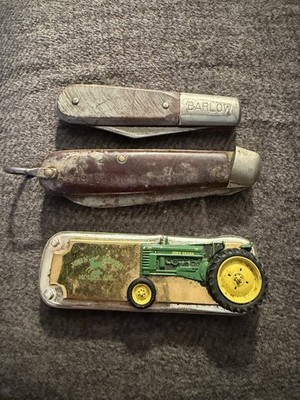Pocket Knife Lot Of 3 Barlow John Deere