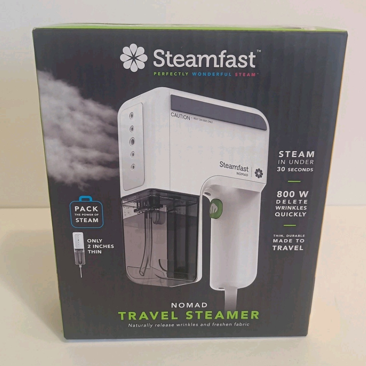 Brand New Steamfast NOMAD Travel Size Steamer for Clothes - Portable Handheld