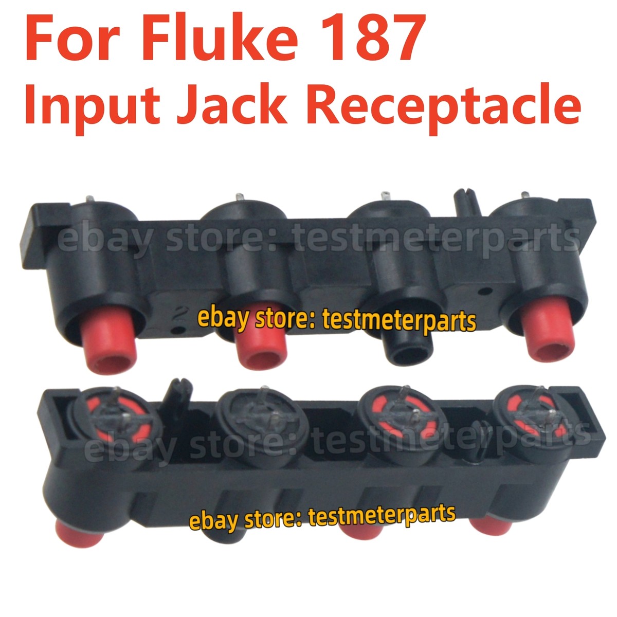 Input Socket Receptacle Assembly For Fluke 187 Digital Multimeters