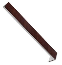 Rosewood UPVC Fascia Corner Joint - 300mm Length, 35mm Width