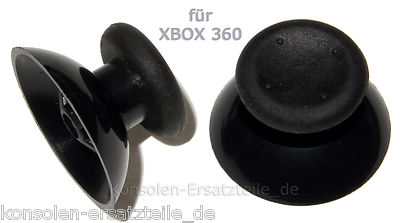 2 Paare XBOX 360 Controller Kappen = 4 Thumbsticks Sticks für Joystick - schwarz