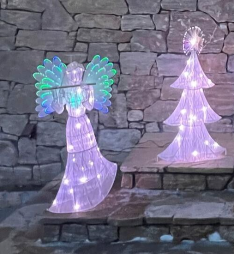 Mr. Christmas 36" Fiber Optic Multi-Function Animated Angel - Picture 8 of 13