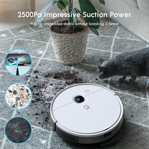 Yeedi Vac Hybrid 2-in-1 Saugroboter Wischfunktion Teppicherkennung 2500Pa APP EU - Bild 8 von 12