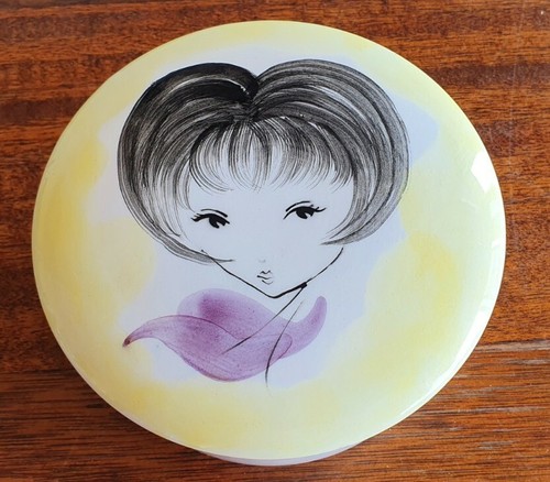 Vintage Italian Ceramica Di Milano Ceramic Trinket Box / Lidded Pot - jewellery - Bild 3 von 9