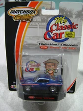 MATCHBOX My Classic Car BLUE 1969 Pontiac GTO JUDGE 1/64 NEW