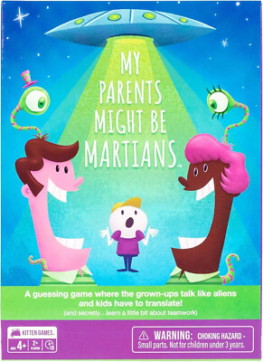 Exploding Kittens My Parents Might be Martians Strategic Card Game with Timer