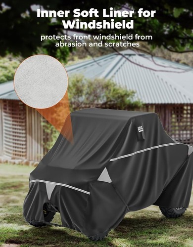 Trailering UTV Cover 2 Seater For Cam Am Defender Polaris Ranger 130x58x70" 1967 - Picture 3 of 8