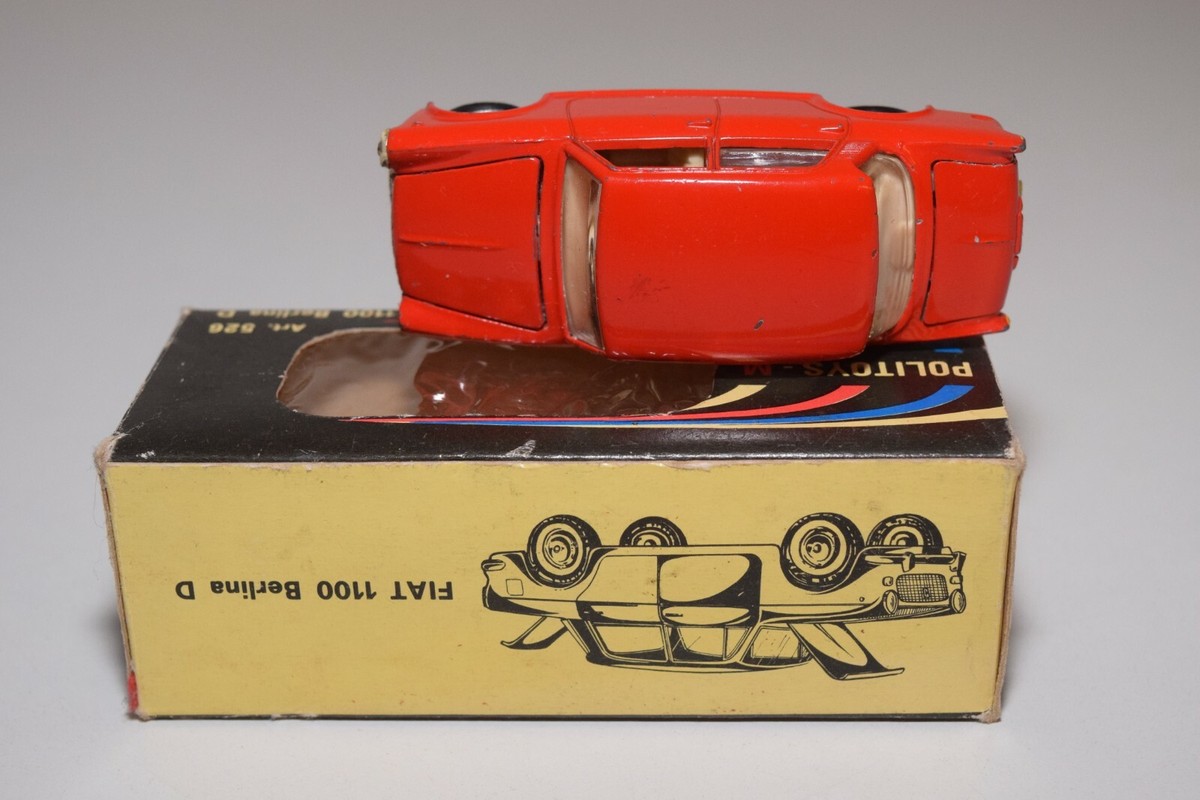 A21 1:43 POLITOYS 526 FIAT 1100 SEDAN D RED EXCELLENT BOXED | eBay