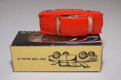 A21 1:43 POLITOYS 526 FIAT 1100 SEDAN D RED EXCELLENT BOXED | eBay
