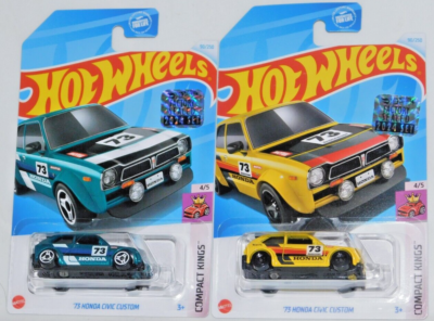 2024 HOT WHEELS RLC FACTORY SET COMPACT KINGS 1973 HONDA CIVIC