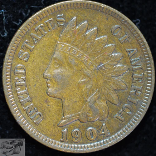 1904 Indian Head Penny, Extremely Fine+ Condition, Free Shipping in USA, C6197