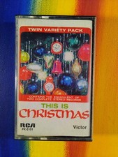 This is Christmas RCA Record compilation holiday Cassette Tape