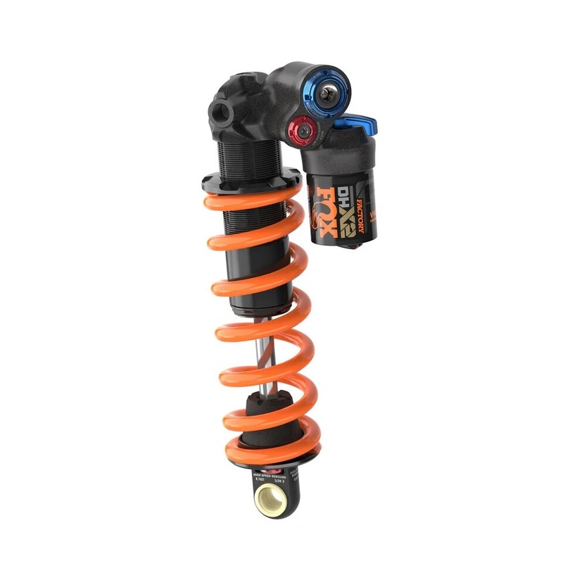 FOX DHX2 Factory Shock 2023 - 250 x 75mm Downhill Orange Logo for Santa Cruz V10