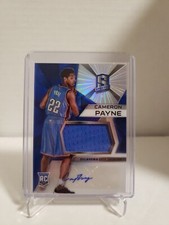 2015-16 Spectra Jerseys Prizms Cameron Payne #117 Rookie Auto 🔥76ers