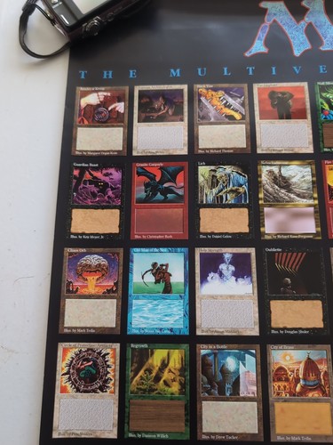 Original Poster / Magic: The Gathering / The Multiverse of Dominia 1994 SEALED - Picture 13 of 14