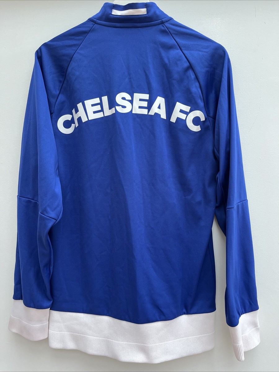 Adidas Chelsea 2016/17 Track Top Mens Small Blue Full Zip Jacket