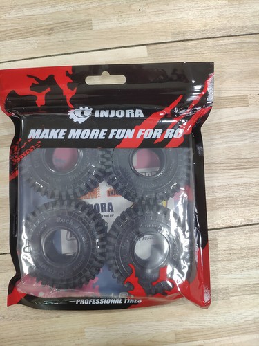 INJORA 1.0 Reifen 64*24mm für Axial SCX24 AX24 FCX18 FCX24 1/18 1/24 RC Auto,S5 - Picture 12 of 13