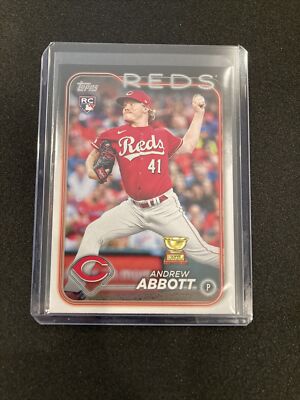2024 Topps Series 1 Andrew Abbott #214 RC Cincinnati Reds