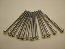 Switch socket dimmer screws extra length 75mm long pack of 12,use over tiles etc