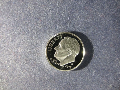 2017-S Silver Roosevelt Dime Deep Cameo Mirror Proof Upper Grading Range