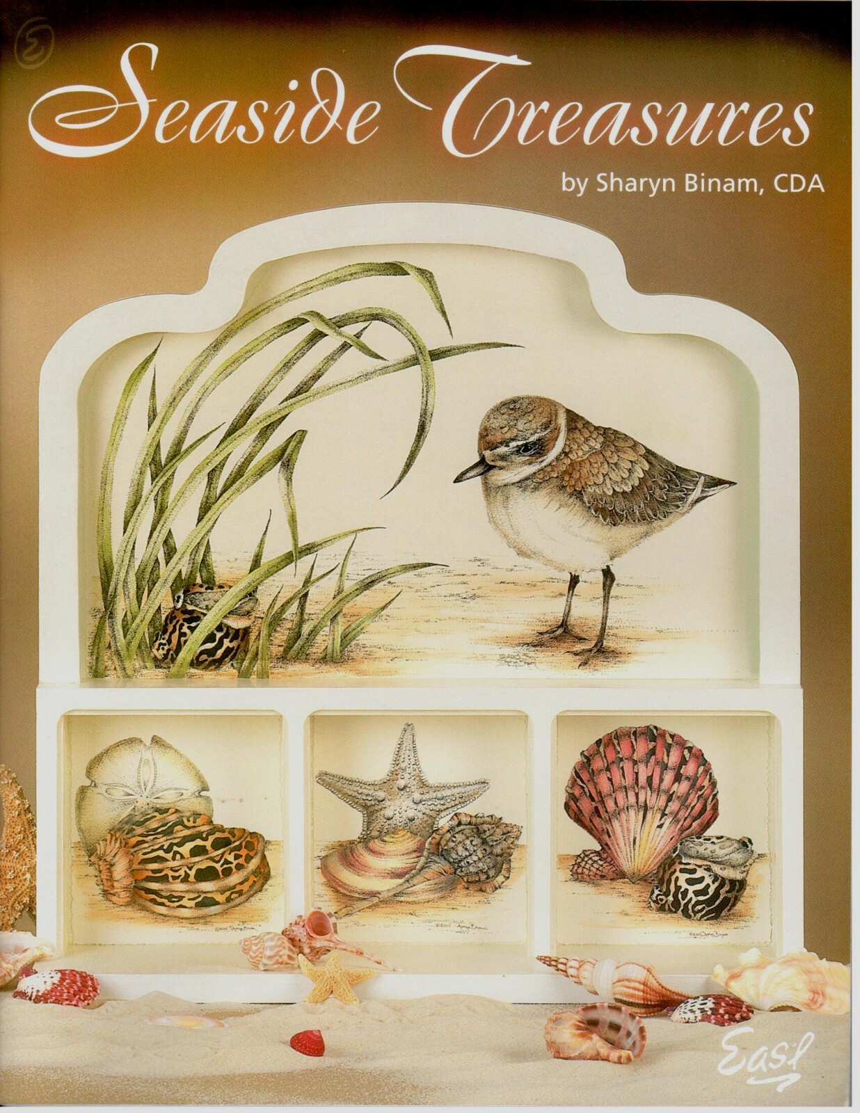 Seaside Treasures Sharyn Binam Decorative Painting Seashell Patterns Craft Book