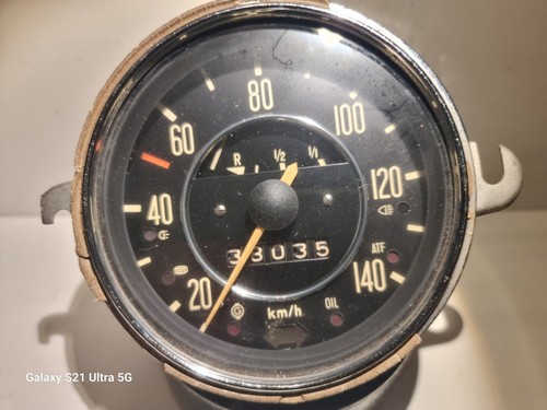 VW Käfer VDO Tacho Tachometer Kombi Instrument Uhr  140 km/h  113957021K