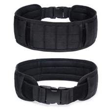 Tactical Molle Waist Belt Multifunctional Padded Patrol Belt Battle Waist Belt