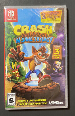 Crash Bandicoot N Sane Trilogy (Nintendo Switch) NEW