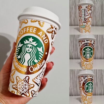 Weihnachten Starbucks Kaffee Tee Mehrwegbecher, Travel Mug, Heiß- und Kaltgetränk