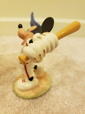 LENOX DISNEY - MICKEY UP AT BAT FIGURINE | eBay