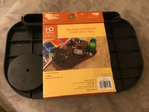 Zero Gravity Chair Side Table Cup Cell Holder Tray Clip for Garden Beach Lounge - Picture 2 of 3
