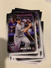 2024 Topps #92 Coco Montes 10 Count Rookie Card Lot Colorado Rockies