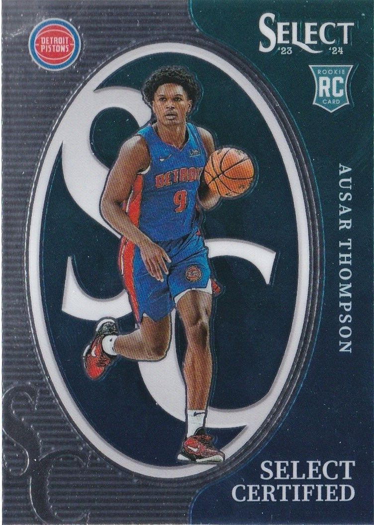 2023-24 Select Basketball Ausar Thompson Select Certified RC Insert #11 PISTONS