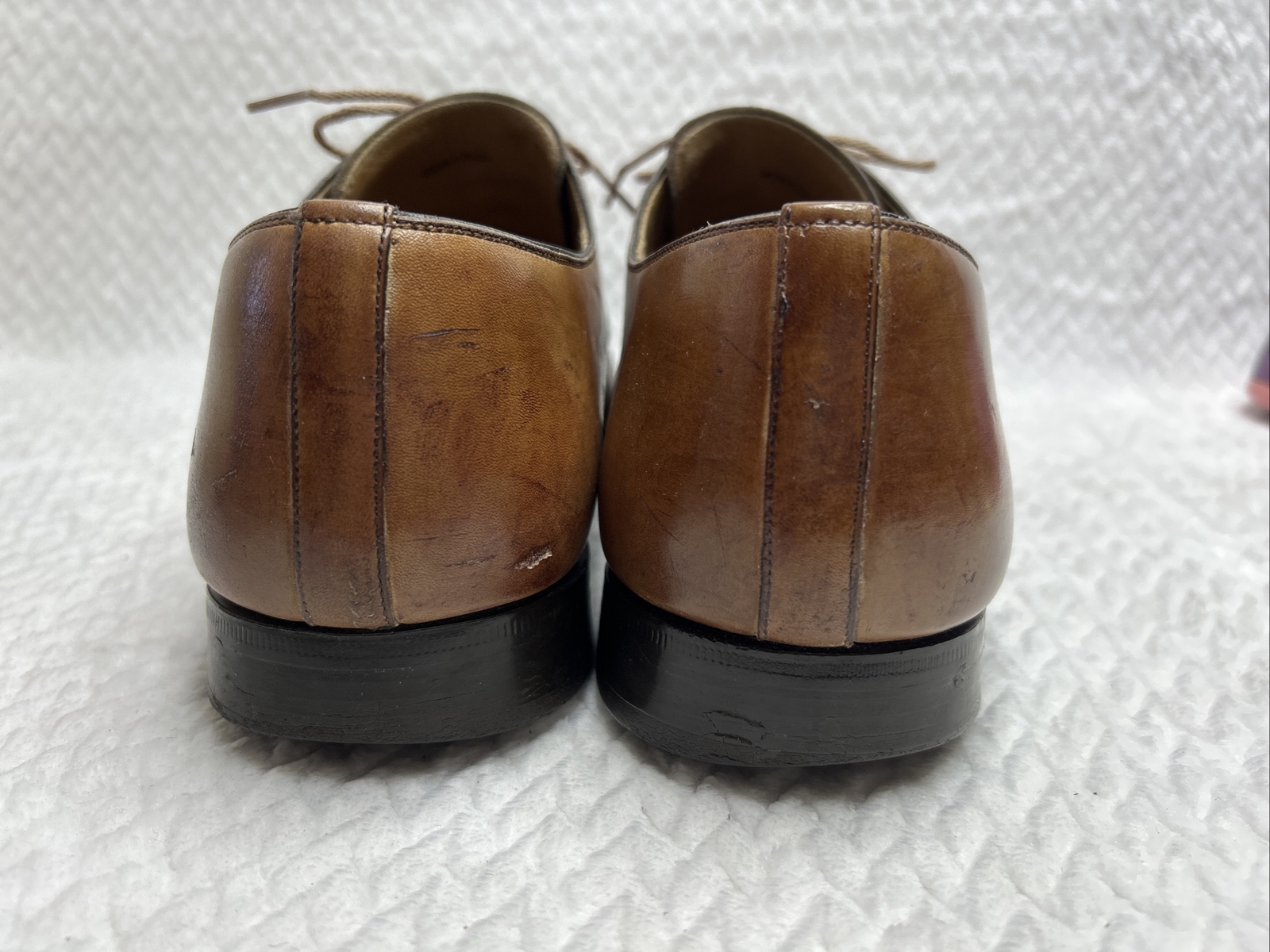 SAOLA Scarpe da derby stringate grembiule Magnanni Romelo cognac da uomo taglia 11 M 13723