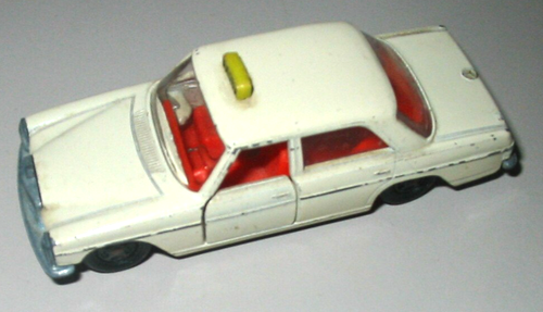 Modell / Automodell Mercedes 250 /8 W 114 115 Siku V 309 Taxi 1. Serie elfenbein - Bild 5 von 10