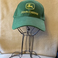 JOHN DEERE Adjustable Strap Back Green Hat Cap, Cary Francis Group NEW with Tag