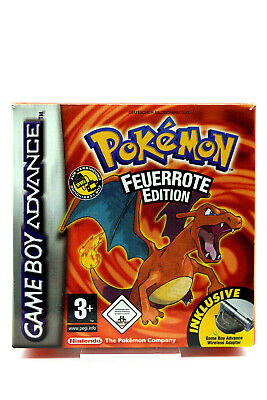 Pokémon Fire Red Version Game Boy Advance GBA Nintendo DS CIB New Battery  Saves