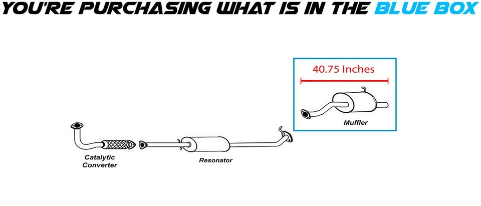 不锈钢后排气消声器 适合:2012-2014 年本田 CR-V 2.4L — 第 3/4 张图片